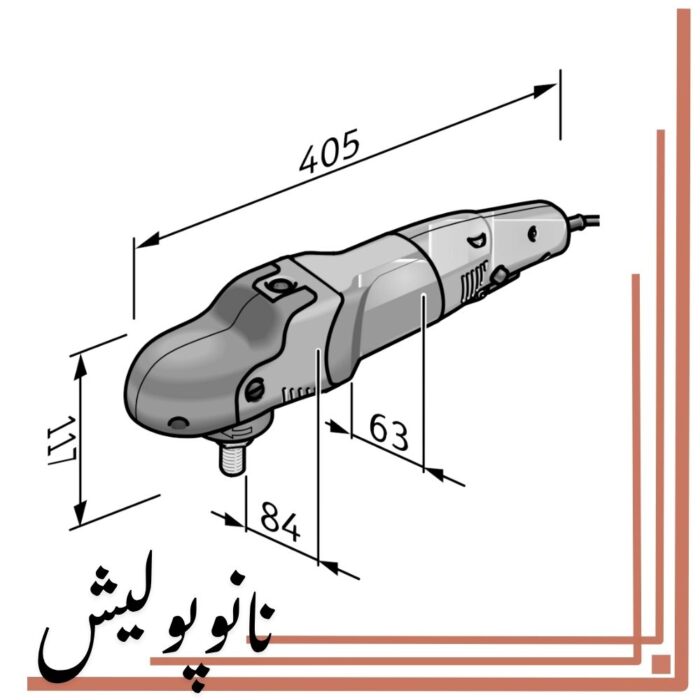 دستگاه پولیشر روتاری سایز 15 فلکس - FLEX PE 14-2 - Image 3