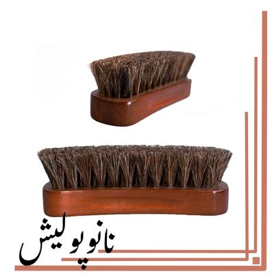 برس مخصوص چرم با موی طبیعی SRS مناسب نظافت سطوح چرمی خودرو