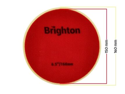 پد پولیش نرم روتاری 150 زرد برایتون (6 اینچ) - Brighton