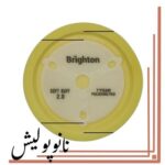 پد پولیش نرم روتاری کاسه ای زرد برایتون 180میلی متری
