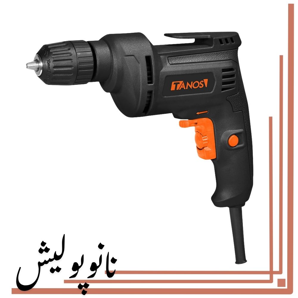 1 دريل برقی 10 میلی متر 500 وات سه نظام اتوماتیك A-1051ED تانوس