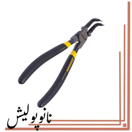 خار جمع کن 7 اینچ سرکج کنزاکس مدل 9173 ساخته شده از فولاد کروم وانادیوم مناسب برای باز و بسته کردن خارهای فنری در تعمیرات خودرو و کارهای مکانیکی.