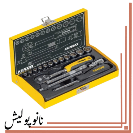 جعبه بکس 17 عددی 1/4 اینچ کنزاکس - 9417