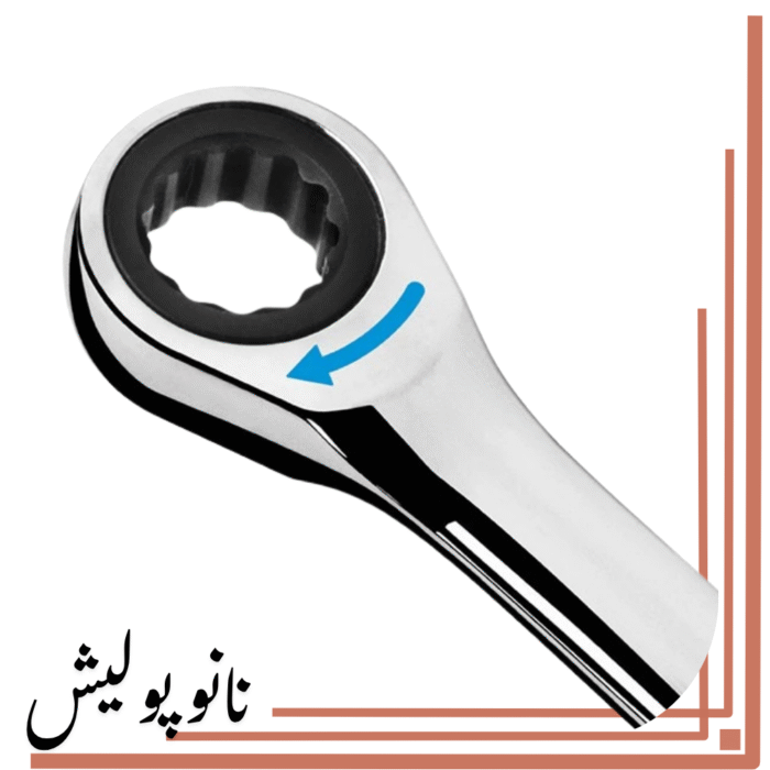 آچار یک سر تخت یک سر رینگی جغجغه ای شماره 16 نووا مدل NTG-1316 - Image 3