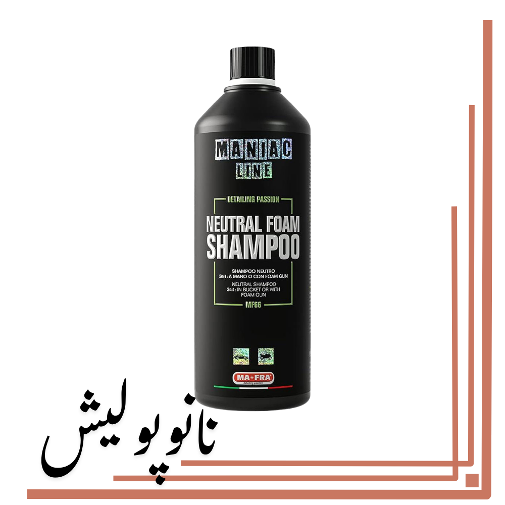 شامپو فوم طبیعی 1 لیتری مانیاک - MANIAC Neutral Foam Shampoo