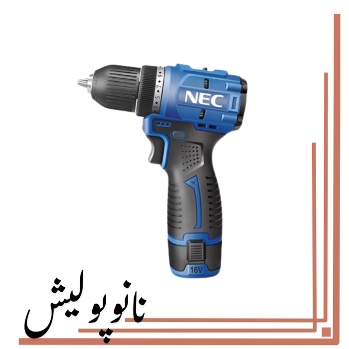 دریل شارژی براش لس ان ای سی - NEC 1616 - Image 2