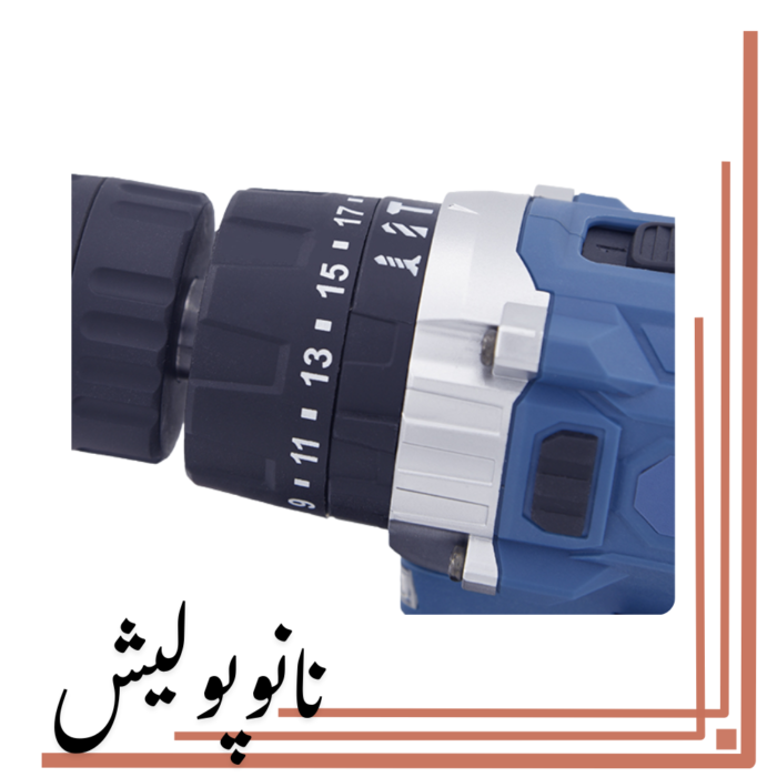 دریل پیچ گوشتی شارژی با باطری لیتیومی - NEC 1712 - Image 3