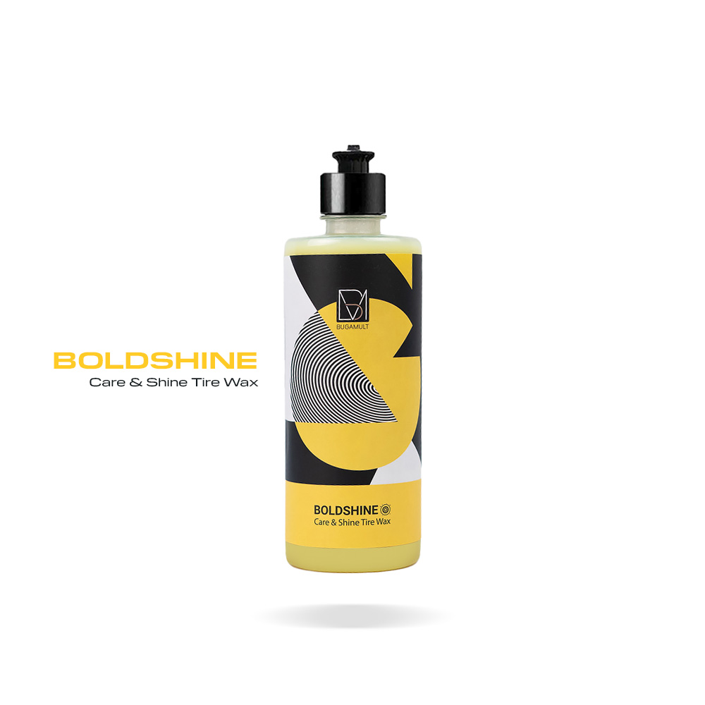 7eca7b واکس لاستیک خودرو BUGAMULT 500 میل براقکننده و محافظ تایر