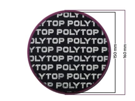 پد نرم روتاری ۱۵۰ میلی‌متری پلی‌تاپ – پد فینیشینگ حرفه‌ای برای رنگ‌های تیره