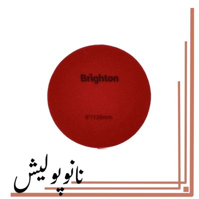 پد پولیش نمدی شیشه برایتون 125 میلی متری مخصوص پولیش شیشه خودرو